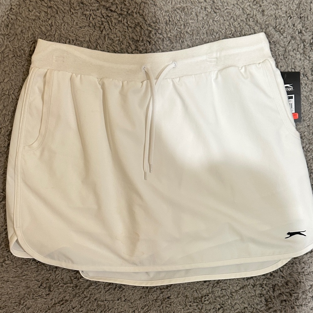 Slazenger White Tennis Skirt
